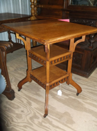 Solid Oak Lamp Table