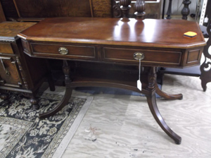 LG. Mahogany Console Table