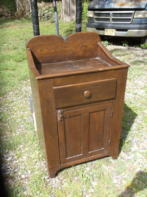 Pine Single Dry Sink