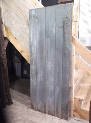 36 x 72 Barn Door in Old Green Paint