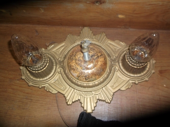 2 Bulb High Deco Ceiling Fixture