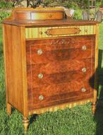 Circa 1920 Tall Dresser, stripped and refinished