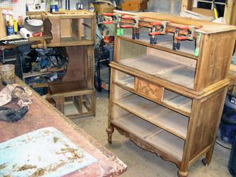 High Deco Tall Dresser, all joints re-glued