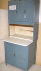 Narrow Hoosier Cabinet, stripped & refinished