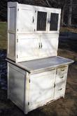 Solid Oak "Hoosier" Cabinet, Circa 1920