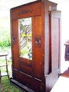 Solid oak Murphy Bed, stripped and refinished.