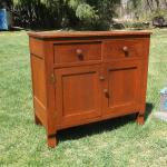 Country Cupboard in Old Red Paint