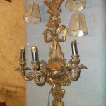 Large Triple Arm Wall Sconce