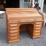 54" Oak Roll Top Desk