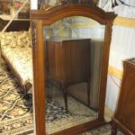 Large Oak Victorian Wall Mirror